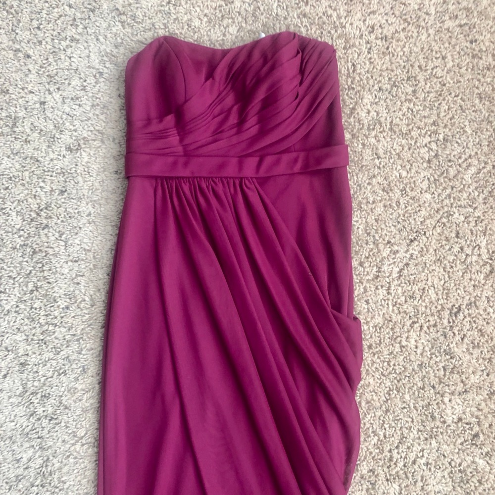 David’s Bridal Strapless Dress